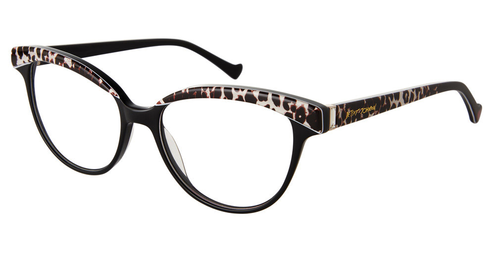 shiny black and animal print w/ animal print arms