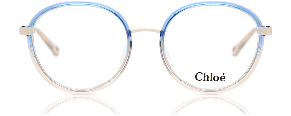 Light Blue Ombre Clear/ Clear arms