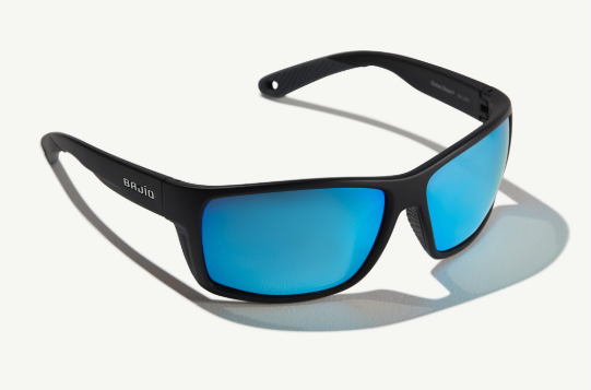 BAL220011 - BALES BEACH Black Matte / Blue Mirror Glass