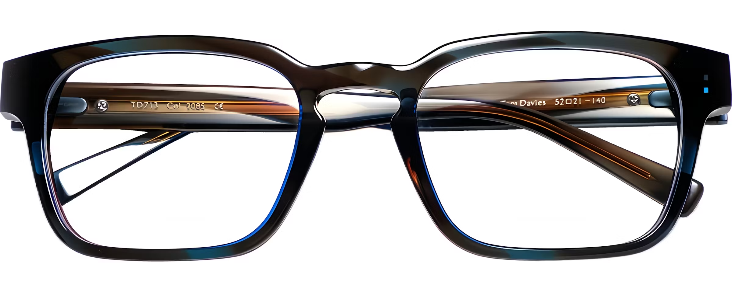Crystal Blue/Smoked Brown