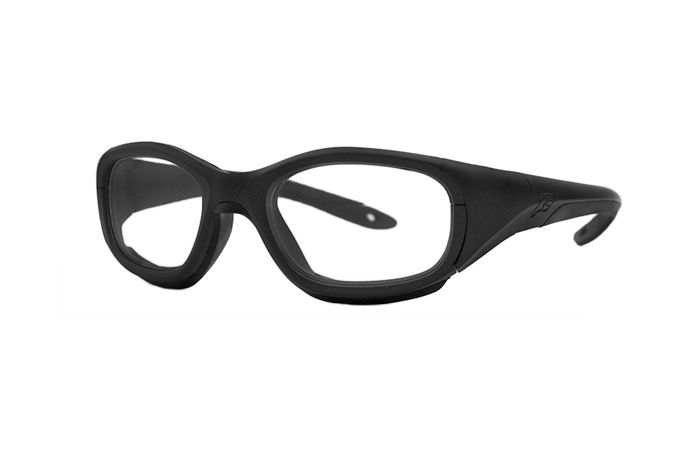 Matte Black/Black / Clear With Silver Flash Mirror