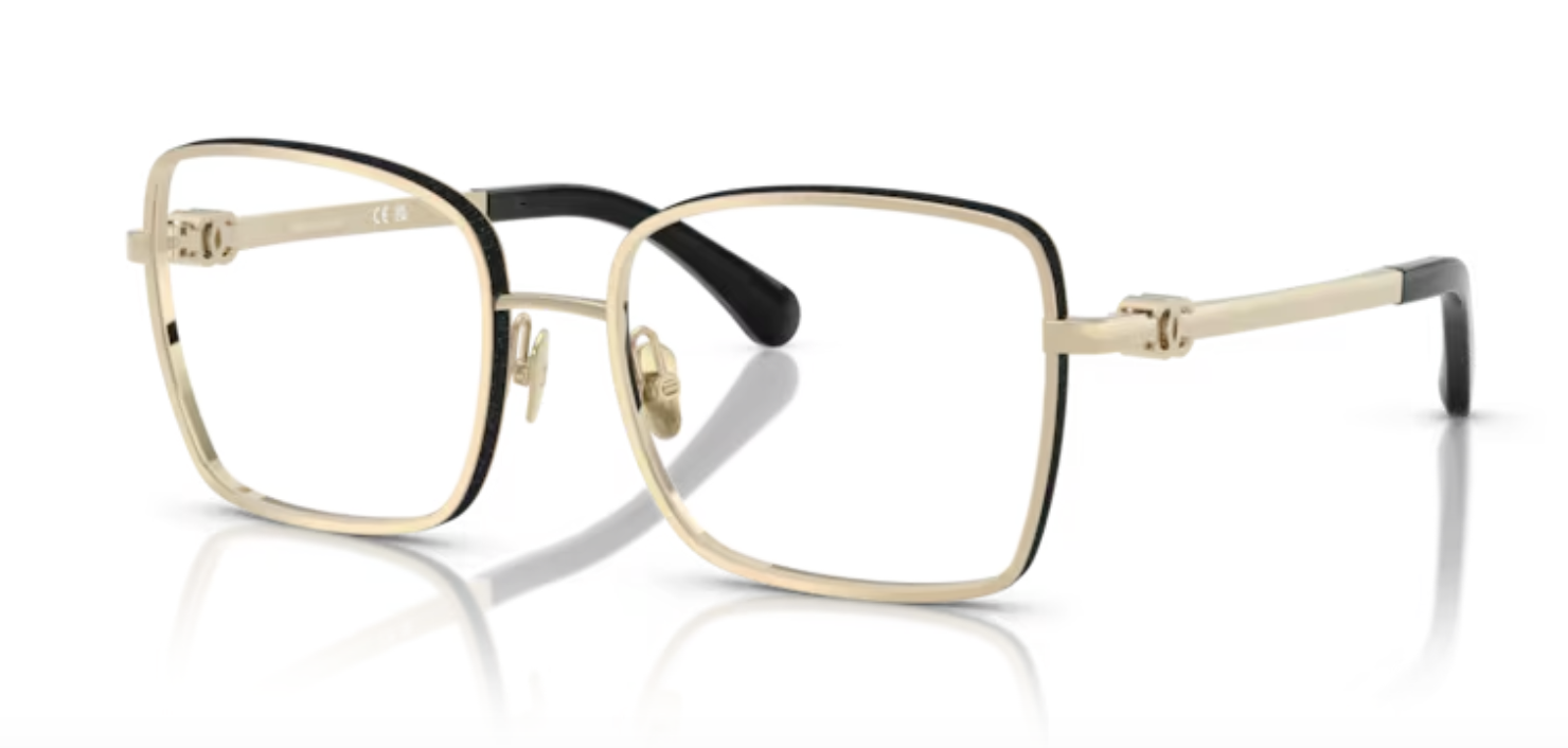 Pale gold black