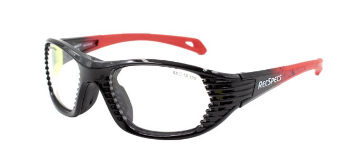 Shiny Black Speckled Red