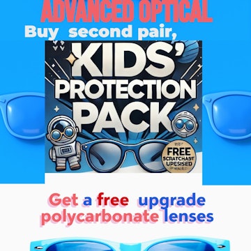 Protect Their Vision! Buy a Second Pair for Your Child & Get a FREE Scratch-Resistant Lens Upgrade!