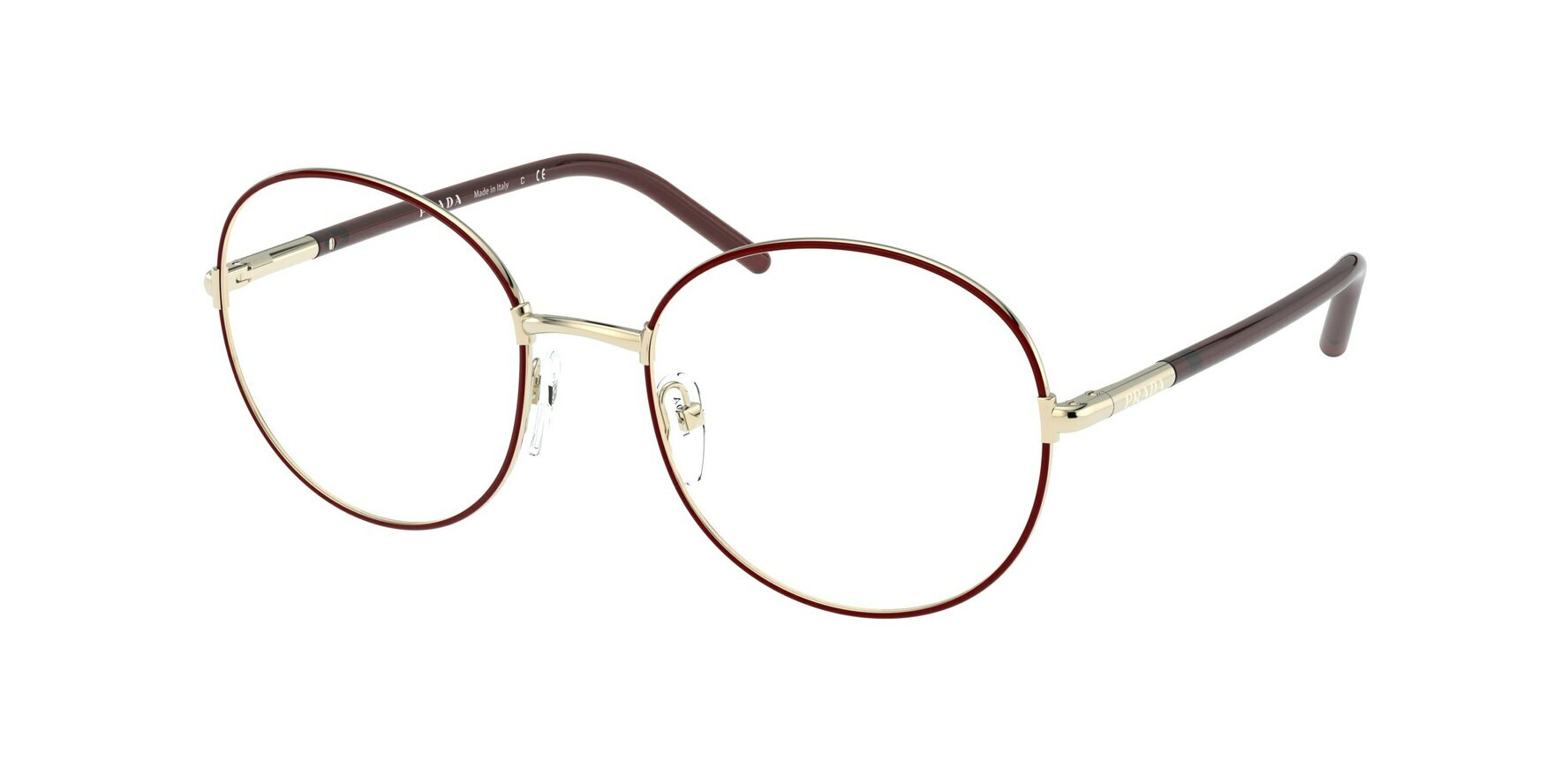 PALE GOLD/BORDEAUX