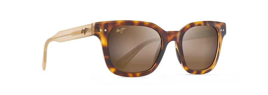 SHORE BREAK / Matte Tortoise with Matte Trans Tan Temples