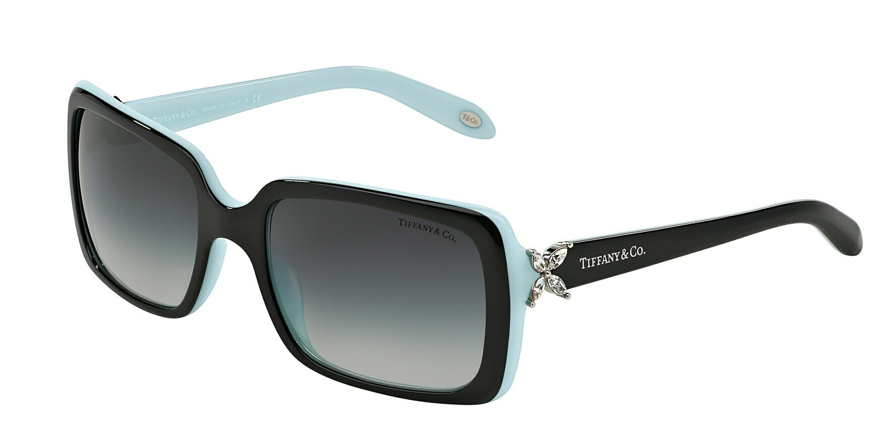 TOP BLACK ON AZURE