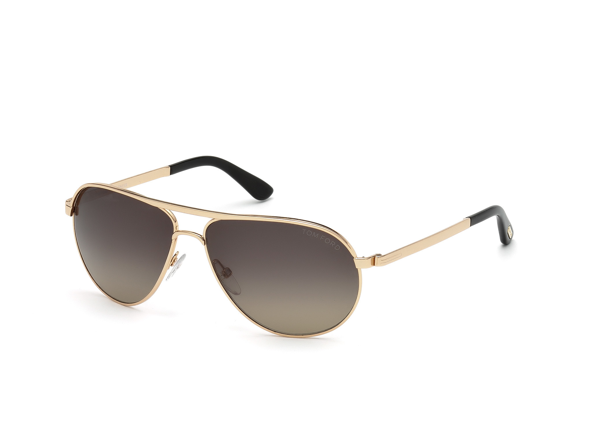 Shiny Rose Gold / Polarized Grey Lenses
