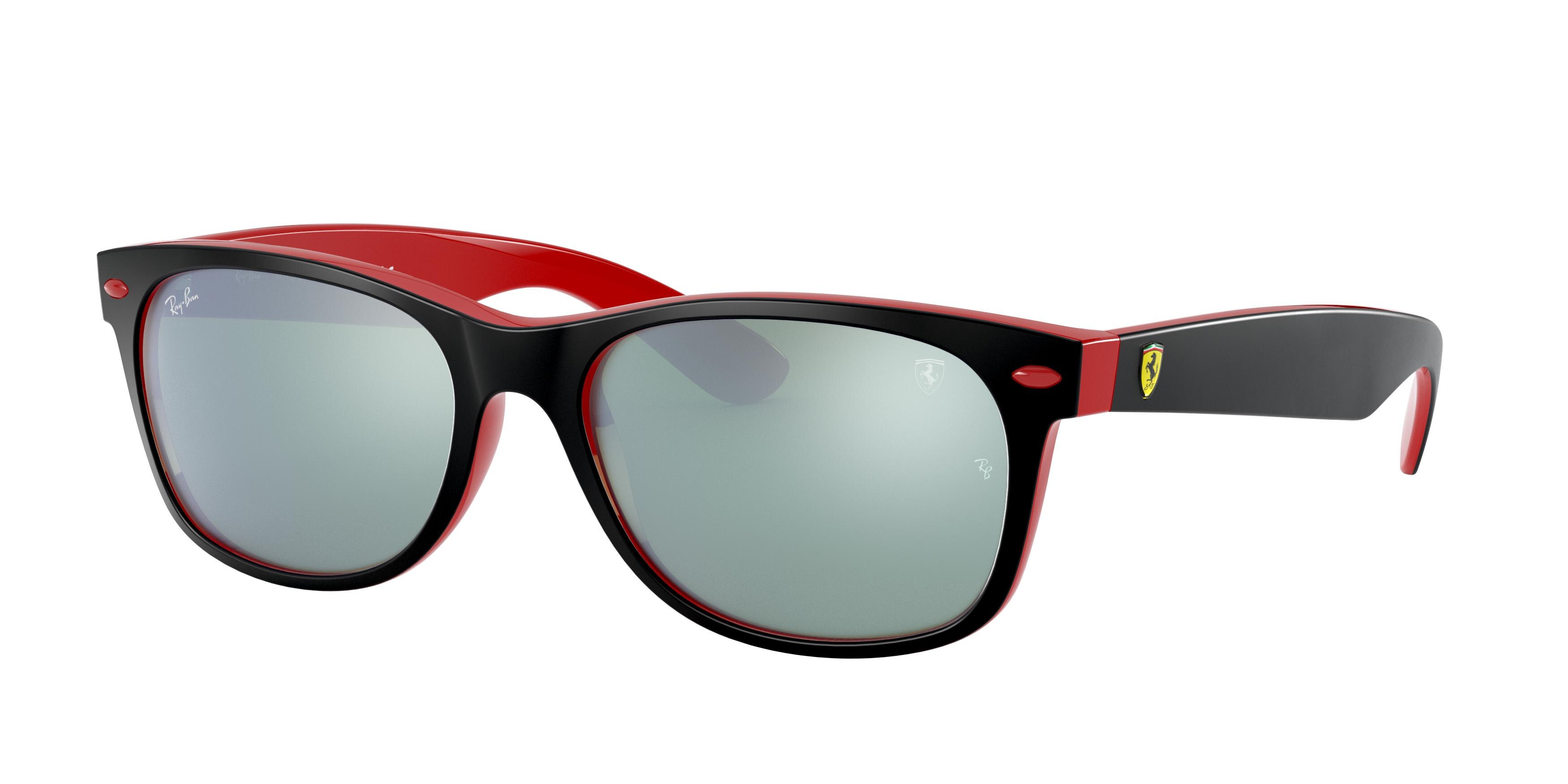 TOP MATTE BLACK ON RED