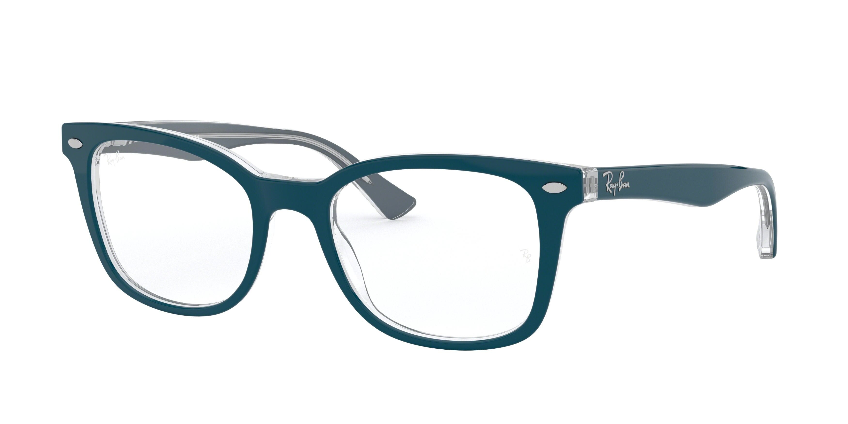 TOP TURQUOISE ON TRASPARENT