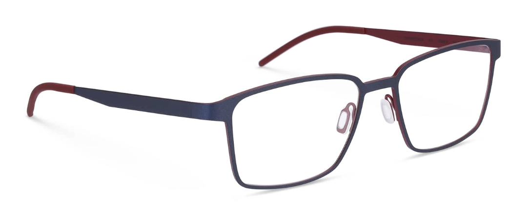 Mat dark blue/Mat metallic red