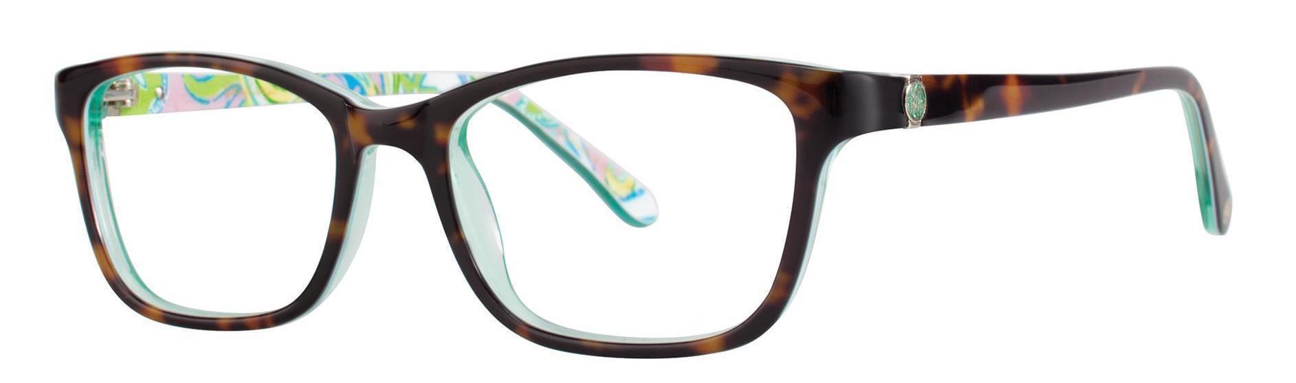 Lilly Pulitzer / Marlowe / Tortoise Mint Shop Glasses