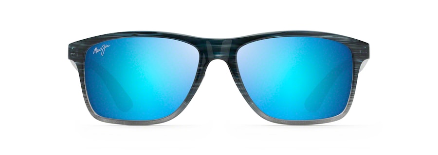 Blue Black Stripe Fade