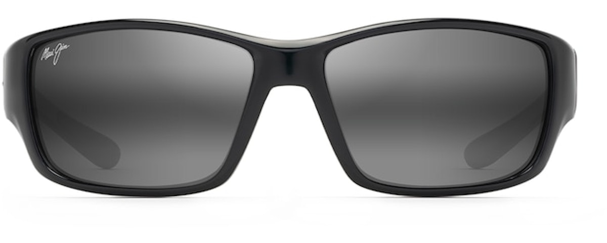 Shiny Black with Grey and Maroon
