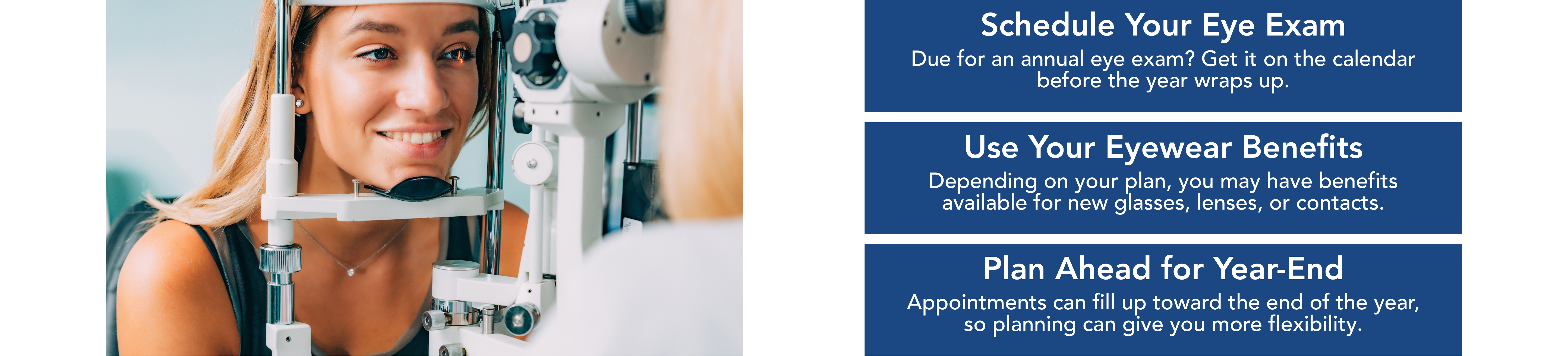 Make the Most of Your Vision Benefits Before Year-End.