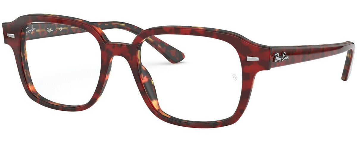 TOP TRASP RED ON HAVANA ORANGE