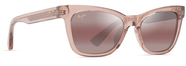 Shiny Transparent Antique Pink /  Maui Rose