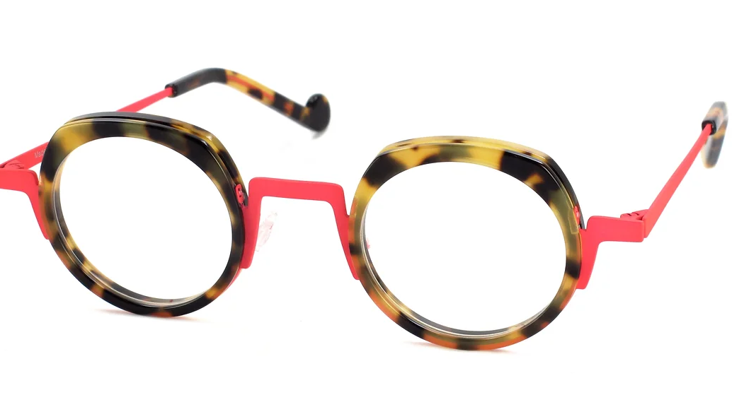 neon pink / tort