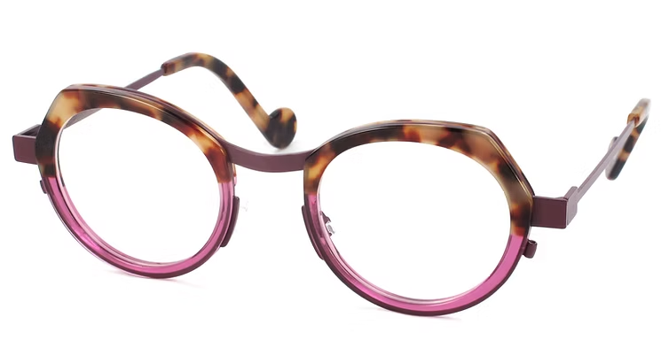 Raspberry & Tortoise / Mauve