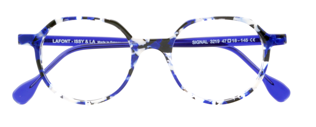 3219 Blue white blk