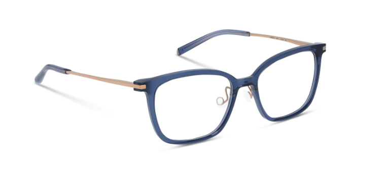 Satin Clear Blue / Mat Rose Gold