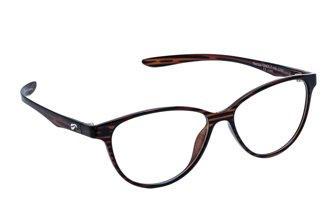 Satin Tortoise Frame with Clear Lenses