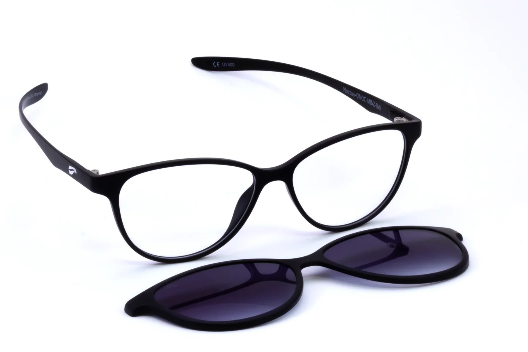 Matte Black Frame with Clear Lenses