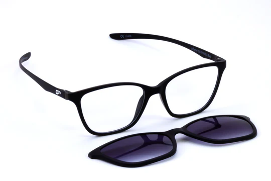 Matte Black Frame with Clear Demo Lenses