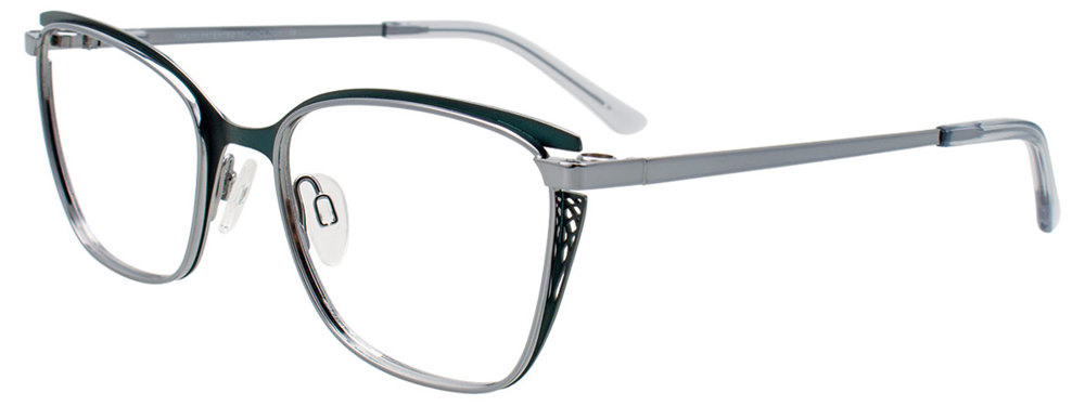 60. DARK GREEN & SHINY STEEL