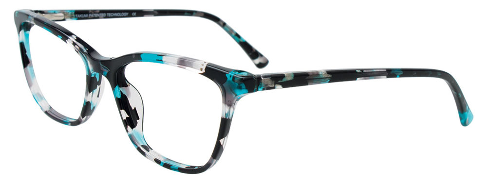 60. TRANSPARENT CYAN-TORTOISE