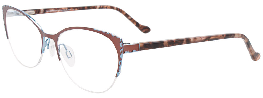 10.  SATIN BROWN/SHINY BLUE/BROWN TORTOISE