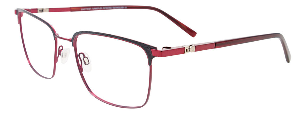Brushed Black & Red / Red