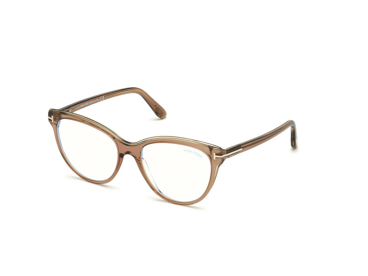 Shiny Transparent Brown, Green & Grey/ Blue Block Lenses