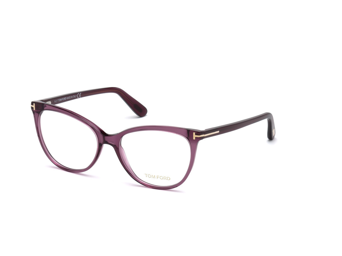 Shiny Dark Transparent Violet, Rose Gold "t" Logo
