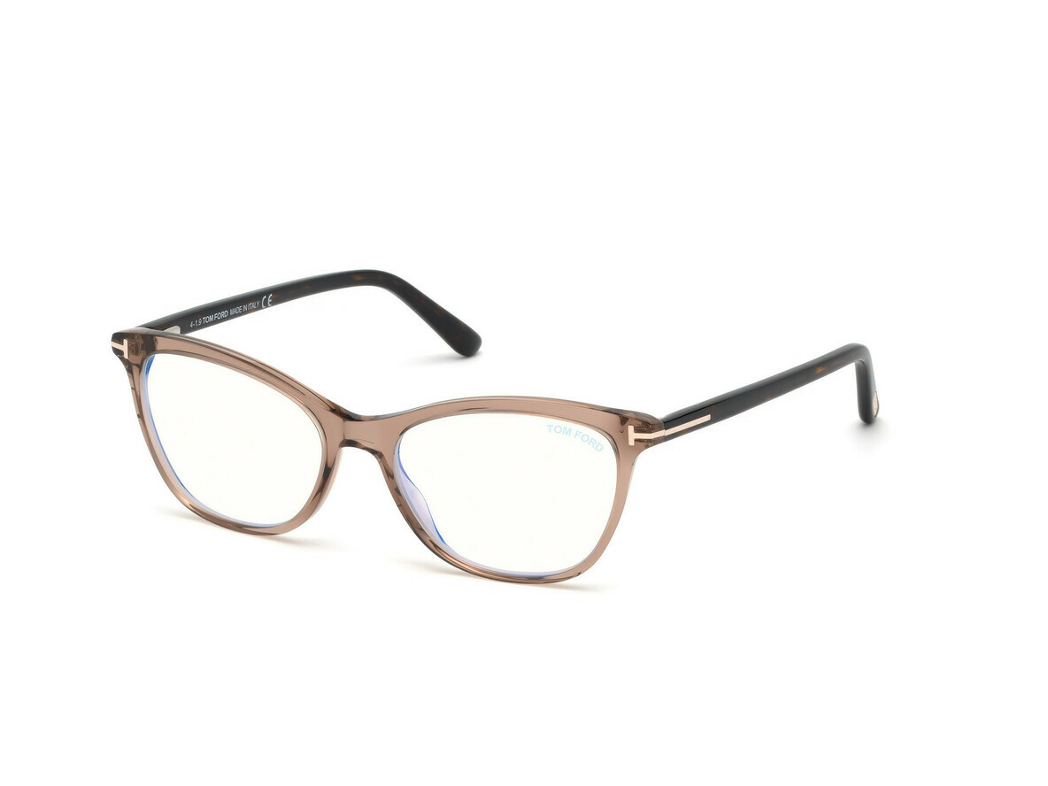 Shiny Transp. Brown, Shiny Dark Havana, Rose Gold / Blue Block Lenses