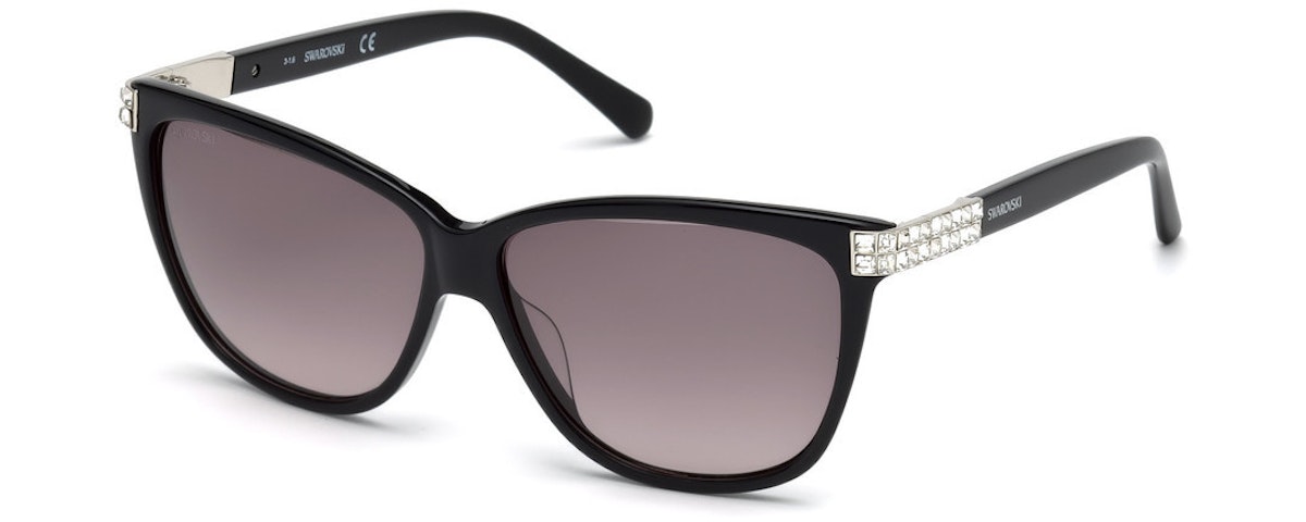 Shiny Black / Gradient Smoke Lenses