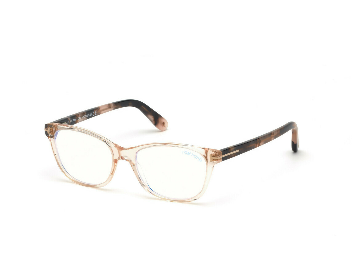 Shiny Transp. Pink, Vintage Pink Havana, Rose Gold/ Blue Block Lenses