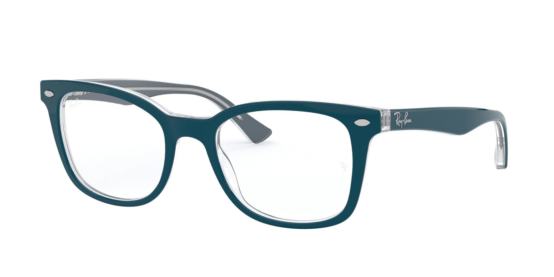 TOP TURQUOISE ON TRASPARENT