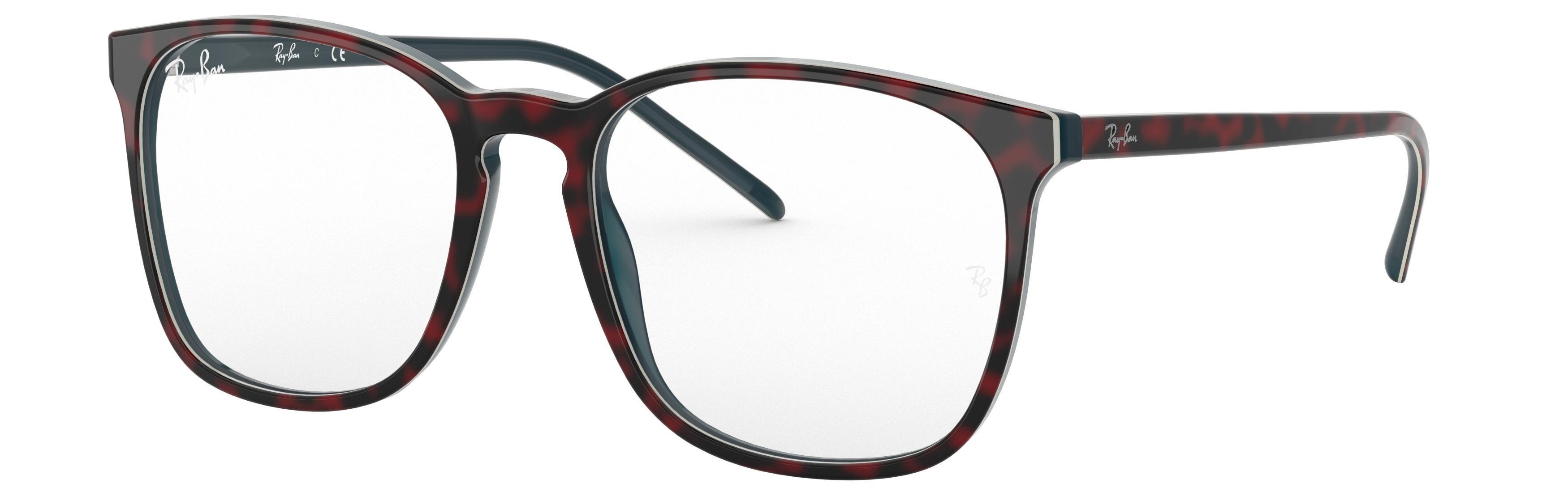 TOP RED HAVANA ON OPAL BLUE