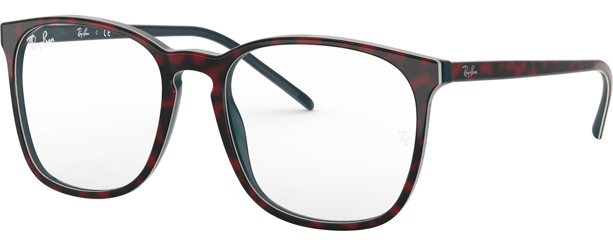 TOP RED HAVANA ON OPAL BLUE