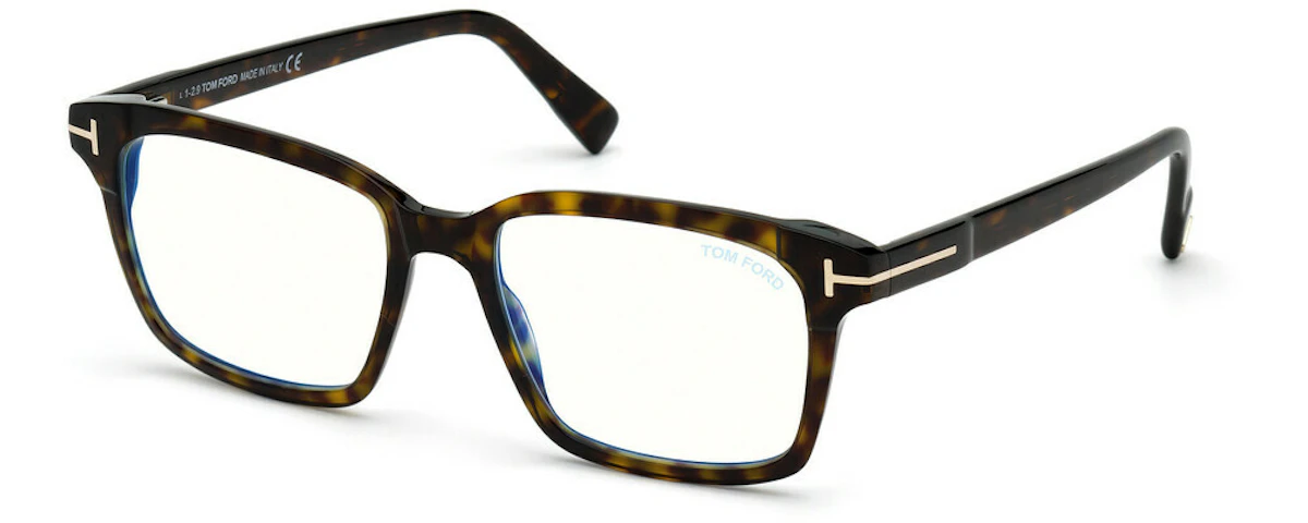 Shiny Classic Dark Havana/ Blue Block Lenses