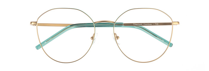 706 antique gold/teal