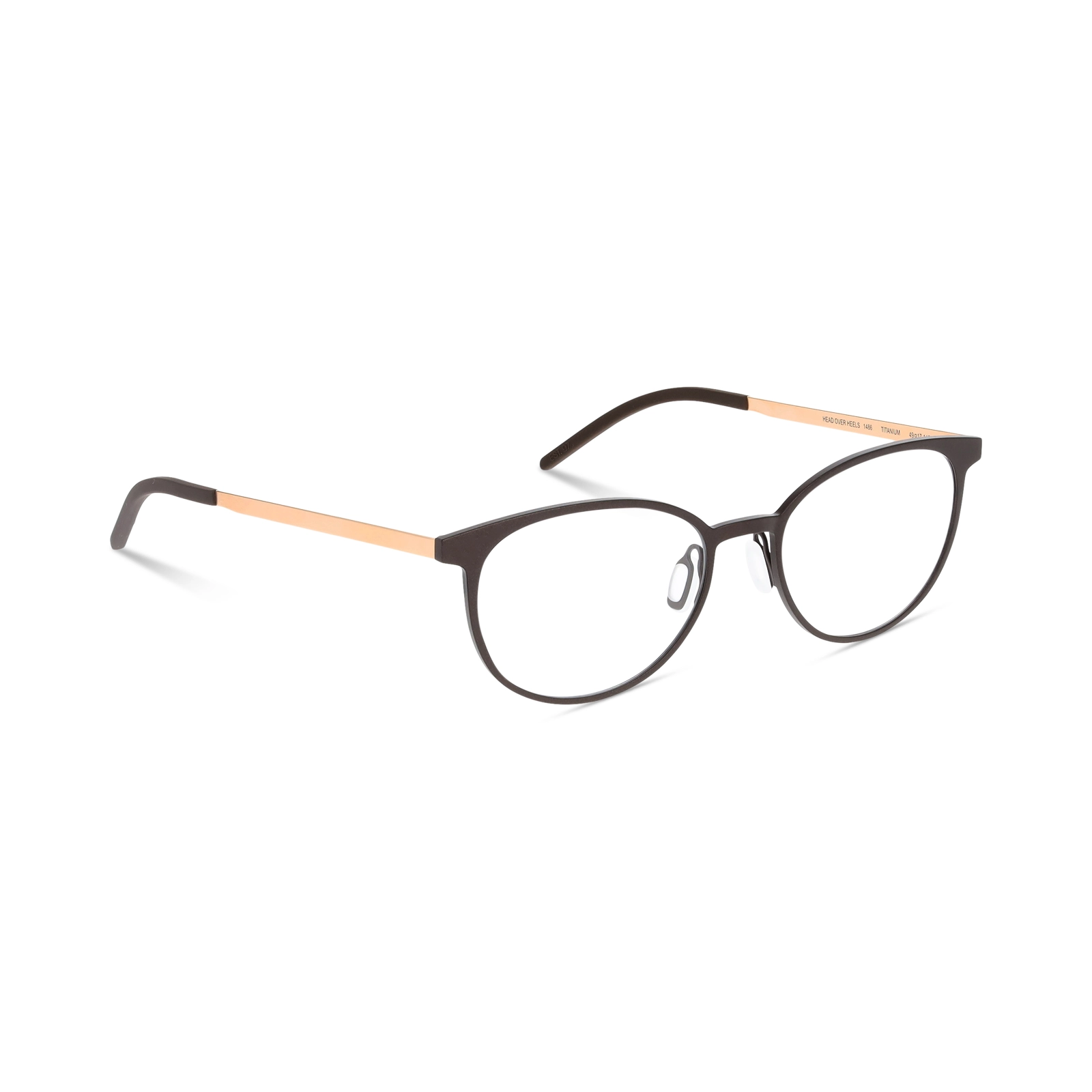 Mat Metallic Brown + Rose Gold