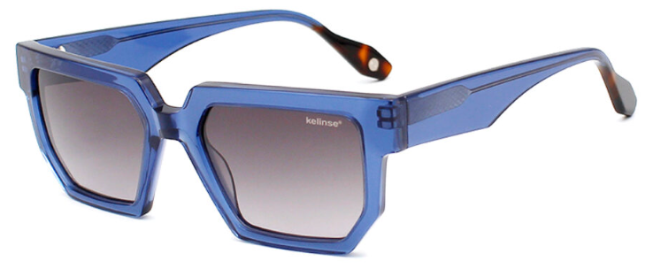 BLUE TRANSP/ LIGHT BLUE