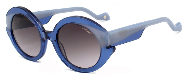 BLUE TRANSP/ LIGHT BLUE