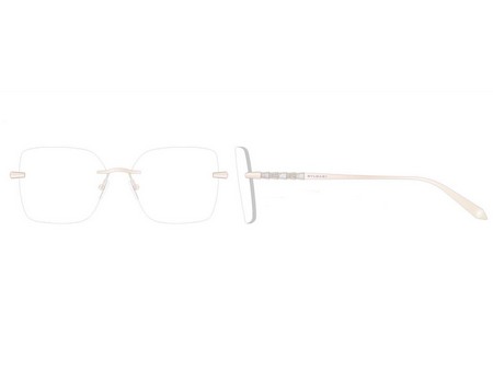 Bulgari BV50028U rectangle eyeglasses in 029 Rose