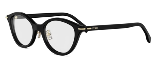 FENDI FE50154F round eyeglasses in 001