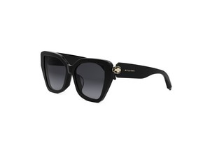Bulgari BV40033F cateye sunglasses in 01B Black