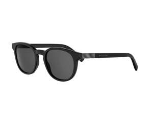 Bulgari BV40102I round sunglasses in 01A Black