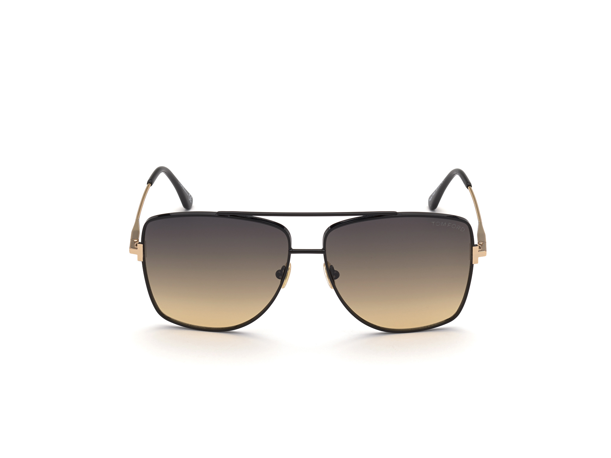 FT0838 / shiny black / gradient smoke